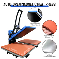 Machine de Presse à Chaud Automatique Magnétique Double Station Xingyan Nouveau Style 40*50cm, Machine de Transfert par Sublimation pour T-shirts