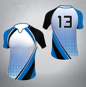 Conjuntos de uniformes de Rugby personalizados de secado rápido de poliéster 100% para entrenamiento deportivo conjuntos de uniformes de Rugby que absorben el sudor de tela de alta calidad - Product Image 5