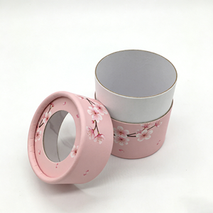 High-End Custom Printed <b>round</b> Paper Tube Packaging <b>Boxes</b> Lid for Jewelry Cosmetic Gift Packaging-Wholesale Options Available - Product Image 4