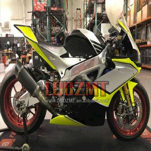 Carénages d'injection pour <span class=keywords><strong>Aprilia</strong></span> RS4 RSV1000R <span class=keywords><strong>RSV</strong></span> <span class=keywords><strong>1000</strong></span> RSV1000 <span class=keywords><strong>R</strong></span> RR <span class=keywords><strong>RSV</strong></span>-<span class=keywords><strong>1000</strong></span> 16 17 18 19 2016 2017 2018 2019 13No.49 nouveau jaune - Product Image 1