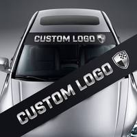Autocollants de pare-brise de voiture personnalisés en gros avec logo, autocollants en vinyle professionnels pour l'image de marque des flottes et les cadeaux promotionnels