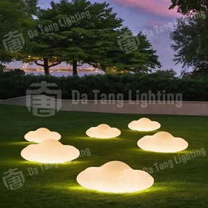 Modern Cloud Christmas Halloween <b>Led</b> Holiday <b>Light</b> For Office Corners Lounge Areas & Landscape With Elegant Soft Glow - Product Image 6