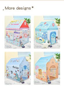 Nuovi Arrivi: Tenda Gioco Colorata per Bambini, Ampio Spazio, Castello della Principessa per Interni ed Esterni - Product Image 6