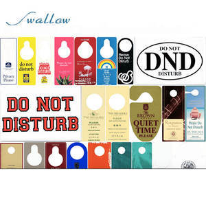 لافتات وأرقام غرف فندقية مخصصة عالية الجودة، لافتة عدم الإزعاج على مقبض الباب - Product Image 3