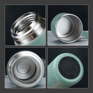 En stock, cadeau de Noël, ensemble de 3 thermos de voyage pour café et thé, bouteille d'eau en acier inoxydable, ensemble cadeau avec 2 tasses - Product Image 4