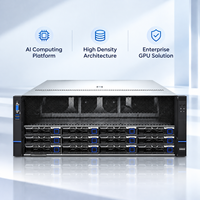 Server AI GPU Berkinerja Tinggi dengan 8 GPU Lebar Ganda, CPU Xeon Scalable Ganda, Memori DDR5, Server Rak Enterprise