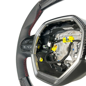 Offre Spéciale Usine : Volant en Cuir Perforé en Fibre de Carbone pour Dongfeng <span class=keywords><strong>Peugeot</strong></span> 408 <span class=keywords><strong>308</strong></span> 208 508 - Product Image 3