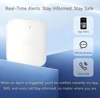 Système de caméra de sécurité sans fil DKMSEC AJAX Alarm Alternative WIFI 4G LTE TCP/IP ABS avec détecteur de mouvement stroboscopique, détection à 800 m, facile à installer