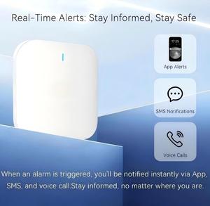 Sistema de Cámara de Seguridad Inalámbrica DKMSEC <span class=keywords><strong>AJAX</strong></span>, Alternativa a la Alarma, WIFI 4G LTE TCP/IP ABS, Sensor de Movimiento Estroboscópico, Detección de 800m, Fácil Instalación - Product Image 2