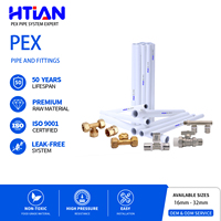 Tuyau PEX blanc de 16 mm et 20 mm, installation facile, homologué CE, pour alimentation en eau potable, qualité alimentaire, PN16, résistant à la corrosion, vente en gros