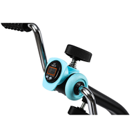 Mini-vélo d'exercice portable en acier, pédalier d'entraînement, capacité 120 kg, pour usage domestique, machine d'entraînement mains et pieds pour personnes âgées et d'âge moyen