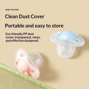 <span class=keywords><strong>Ciuccio</strong></span> per Latte Materno con Copertura Antipolvere e Impugnatura per Facile Presa, Design Confortevole per Neonati, Tipo di Motivo Solido, Prezzo di Fabbrica - Product Image 4