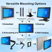 Monitor Táctil Industrial de Marco Abierto de 27' con 178° de Ángulo de Visión °   Ángulos de Visión Amplios y Tecnología Táctil Capacitiva PCAP de 10 Puntos G+G