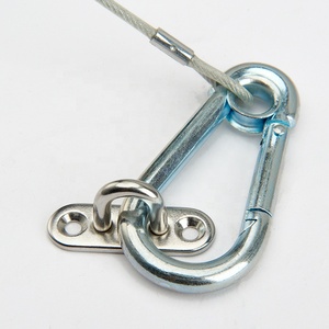 4.0 millimetri Rosso IN PVC Rivestito Zincato Filo di Acciaio Corda Con Snap Gancio Per Appendere E di Sollevamento - Product Image 6