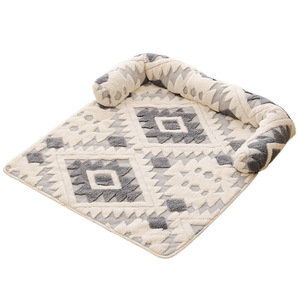 <span class=keywords><strong>Housse</strong></span> <span class=keywords><strong>de</strong></span> canapé pour animaux <span class=keywords><strong>de</strong></span> compagnie en peluche à motif bohème, respirante, durable, lavable, <span class=keywords><strong>coussin</strong></span> <span class=keywords><strong>de</strong></span> sol pour chien et chat - Product Image 1