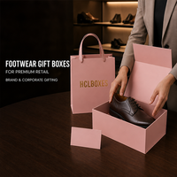 Boîte à chaussures personnalisée en gros, boîte d'emballage pliable pour chaussures, boîte cadeau pour marque de vente au détail, logo personnalisé, taille personnalisée