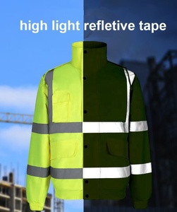 Hotsale an toàn cuộc sống áo khoác cho xe gắn máy cưỡi Orange/sâu màu xanh/Màu xanh lá cây khả năng hiển thị cao phản quang cotton pha trộn Logo không thấm nước - Product Image 5