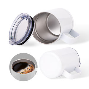 PYDLife - Tazas Blancas <span class=keywords><strong>para</strong></span> Sublimación al por Mayor, Tazas de Café de Acero Inoxidable de 10 oz y 300 ml <span class=keywords><strong>para</strong></span> Impresión de Imágenes Personalizadas, Tazas <span class=keywords><strong>para</strong></span> Viajes, Campamentos y Actividades al Aire Libre - Product Image 6