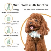 Tierpflege-Haarschneider Kabelloser Trimmer Wiederaufladbarer Professioneller Hunde- und Katzenpfotenrasierer-Set Leise Geräuscharm Plastik Handgerät