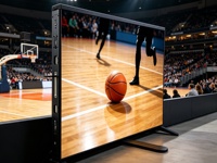 Écran LED pour sports de plein air, écran LED périmétrique de stade, panneau LED publicitaire pour football et basketball, fabricant d'écrans LED