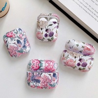 Fleurs étui pour écouteurs pour AirPods 4 Pro étuis mignon coloré Vintage dur PC lisse housse de protection pour AirPod 3 Air Pods étui