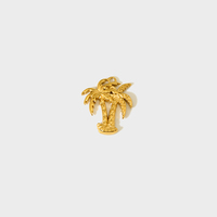 Accessoires de bijoux DIY personnalisés en acier inoxydable plaqué or 18 carats, résistants au ternissement, avec breloques éléphant, arbre, poisson, méduse, coquillage pour femmes