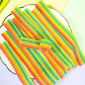 Caramelos de Goma Afrutados Chinos al por Mayor, Forma de Barra Larga, Bolsa Familiar, Fórmula Baja en Azúcar, Suministro Directo de Fábrica - Product Image 2