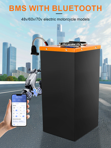 48v 60v 72v 100ah batteria al litio personalizzata 48V 60Ah 80AH serie Smart batteria agli ioni di litio BMS adatto per triciclo moto bici - Product Image 5