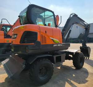 ปั๊มรถขุดตีนตะขาบ DEVELON DX60W ECO 5.5 ตัน ประหยัดพลังงาน สำหรับงานซ่อมถนนเทศบาล จัดสวน วางท่อ - Product Image 3