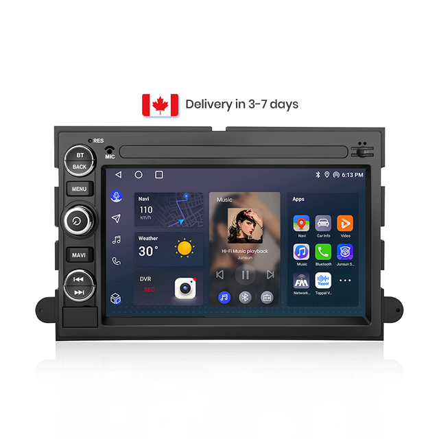 Junsun V1 CA Stock Wireless CarPlay for Ford F150 Fusion Mustang Android Auto WIFI GPS Navigation Car Radio Multimedia Head Unit