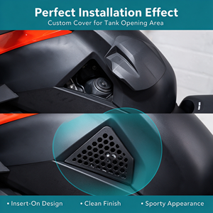Couvre-trou d'accès au réservoir INMT, insert décoratif pour Can-Am <span class=keywords><strong>Ryker</strong></span>, tous modèles, accessoire de remplacement pour moto - Product Image 2