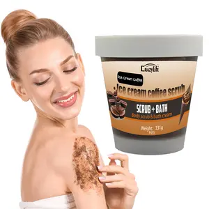 Coffee Face Body Scrub Skin Care Exfoliating Brightening Treatment Cleansing Pore Removal Stretch Marks Whitening Moisturizing
