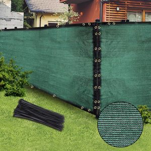 Clôture de protection de la vie privée, Panneaux de clôture extérieure, Barrière pare-vent en maille pour jardin - Product Image 1