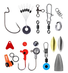 Kit de boîtes de matériel de pêche, 191 pièces, crochets de pêche multifonctionnel, Kit de matériel de pêche, crochets, cuillère, enfonceur, accessoires de boîte, ensemble d'outils - Product Image 4
