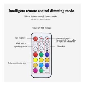 Tube LED T5 T8 en gros, lumière colorée changeante, contrôle par application et tactile, RGB, CRI 90 élevé, lumière de nuit moderne pour maison intelligente - Product Image 4