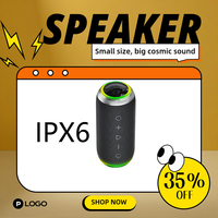 Nouvelle Arrivée Haut-parleur Bluetooth Portable Sans Fil Haute Performance pour Bureau, Type Batterie de Basses, 16W 2000mAh