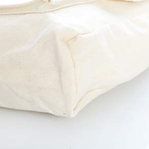 Bolsa de algodón orgánico ecológica, bolsa de estilo de compra de fábrica de Vietnam, blanco, al por mayor - Product Image 4
