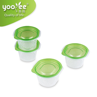 Boîtes de congélation pour aliments bébés, lot de 4 pièces, conteneur sain, rangement des aliments pour bébés