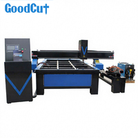Machine de découpe plasma cnc, tuyaux de haute précision 1530mm avec routeur rotatif pour tubes et feuille métallique