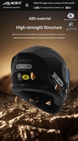 Casque de moto ABS pour homme, modèle universel quatre saisons, intégral, relevable, chaud pour l'hiver, double visière, pour vélos électriques, importé de Chine