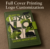 Carnet en cuir PU A5 personnalisé en gros, journal à couverture rigide de 160 pages pour cadeau promotionnel d'entreprise
