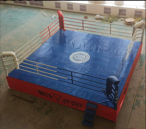 Ring de boxe professionnel pour entraînement en salle de sport, Muay Thai, combat, table de sol extérieure, taille personnalisée, <span class=keywords><strong>UFC</strong></span>, MMA, lutte, ring de boxe de 20 pieds - Product Image 3