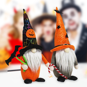 Juguetes de Peluche de Halloween con Diseño de Calabaza, Muñecos de Mano para Decoración y Regalos, Hechos de Algodón y Tela - Product Image 2