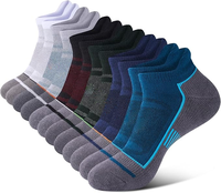 Chaussettes de sport respirantes en tricot, légères pour l'été, motif uni, chaussettes de course