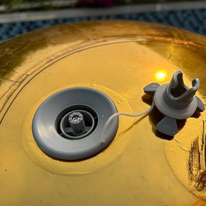 Inflatable sáng bóng lớn khổng lồ kim loại óng ánh Đảng giáng sinh hình cầu phản ánh trang trí Vàng gương bóng - Product Image 5