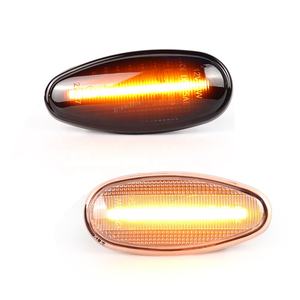 Luces de señal de marcador lateral dinámico LED para Mitsubishi Pajero Lancer Outlander Nimbus Peugeot lámparas indicadoras de parpadeo secuencial de iones - Product Image 1
