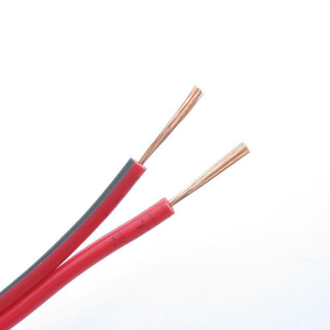 18 AWG 20 AWG 24 AWG <span class=keywords><strong>CCA</strong></span> OFC đồng đỏ và đen Loa cáp phẳng Ribbon Loa dây âm thanh dây song song Cáp - Product Image 3