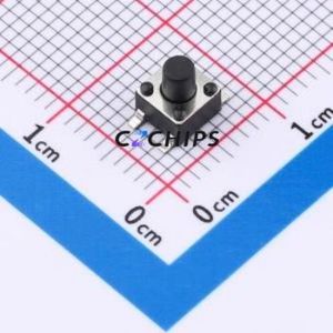 TSB45311-055D532DA-L1000 Tactile Switch SMD-4P,4.5x4.5mm Switch Single Pole Single Throw Round Button 2.8N 4.5mm - Product Image 1