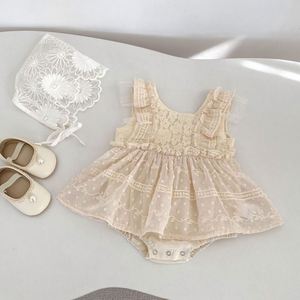 Engepapa Zomer Baby Rompertje Zonder Mouwen, Katoenen Mode Baby Meisjes Jumpsuit, Baby Meisjes Kleding - Product Image 4