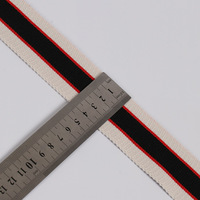 Tricoté Imitation Nylon Côtelé Jacquard Ceinture Latérale Pantalon De Sport Ourlet Ceinture Décorative Vêtements Accessoires Jacquard Ruban Garniture